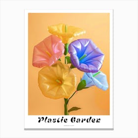 Dreamy Inflatable Flowers Poster Morning Glory 4 Canvas Print
