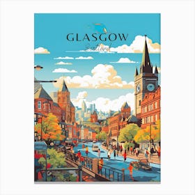Scotland Glasgow Travel Canvas Print
