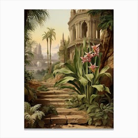 Lily Victorian Style 1 Canvas Print