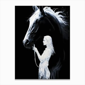 Horse And The Girl Canvas Print