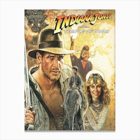 Indiana Jones 1 Canvas Print