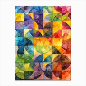 Abstract Watercolor Painting 65 Canvas Print