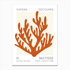 Henri Matisse Coral Reef 2 Canvas Print