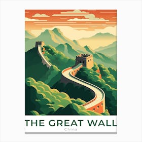 China The Great Wall Travel Canvas Print