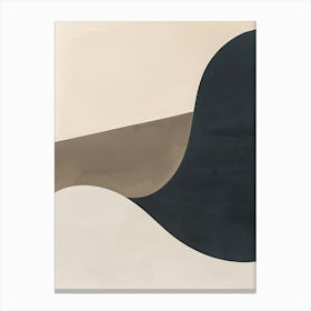 Flowing Balance Minimalist Style Canvas Print