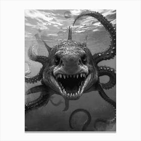 Monster Shark Canvas Print