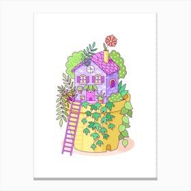 Plant Pot Home Canvas Print