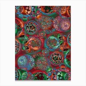 Abstract Plates Canvas Print