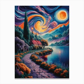 Starry Night 14 Canvas Print