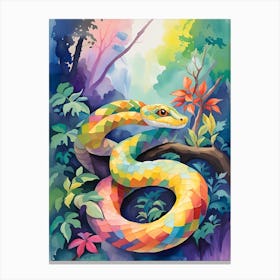 Colorful Snake 1 Canvas Print