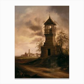 Tower At Dusk Canvas Print