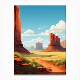 Monument Valley Landscape Canvas Print