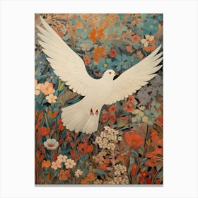 Seagull 3 Detailed Bird Painting Canvas Print