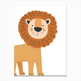 Lion Cartoon Canvas Print