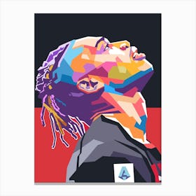 Rafael Leao wpap pop art Canvas Print