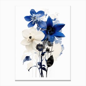 Blue Flowers 47 Canvas Print