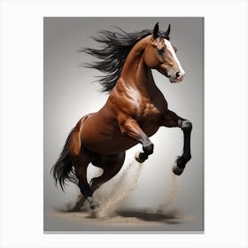 Horse Galloping Canvas Print