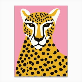 Cheetah Pink Canvas Print