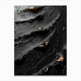 Black Water Canvas Print