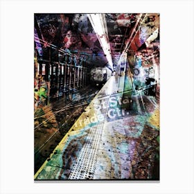 Trains Stations And Strummer Canvas Print