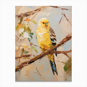 Bird Painting Budgerigar 4 Canvas Print