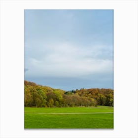 Green Field With Trees 3 Canvas Print