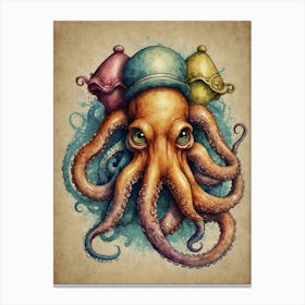 Octopus 51 Canvas Print