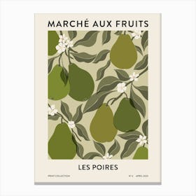 Fruit Market - Pears Canvas Print