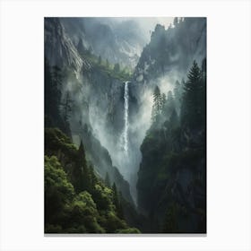 Waterfall Forest (13) Canvas Print