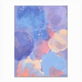Watercolor Clouds Canvas Print