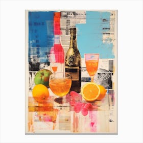 Retro Food & Drink Pop Art Inspired 2 Canvas Print