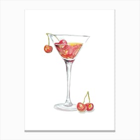 Cherry Martini Canvas Print