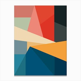 Bold Geometric Abstract One Canvas Print