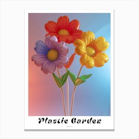 Dreamy Inflatable Flowers Poster Marigold 1 Canvas Print