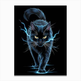 Lightning Cat 1 Canvas Print