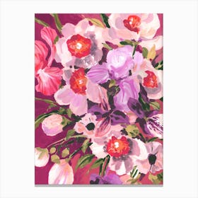Pink Orchids Canvas Print