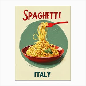 Spaghetti Italy Canvas Print