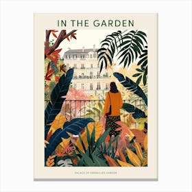 In The Garden Poster Palace Of Versailles Garden France 2 Canvas Print