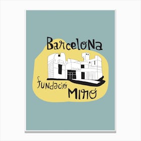 Miro Barcelona Canvas Print