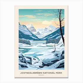 Jostedalsbreen National Park Norway 1 Poster Canvas Print