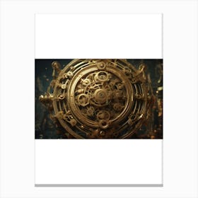 Clockwork Clock Canvas Print