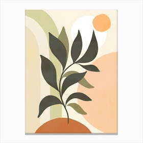 Plant In A Pot 3 Canvas Print