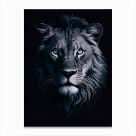 Lion painting 1 Canvas Print