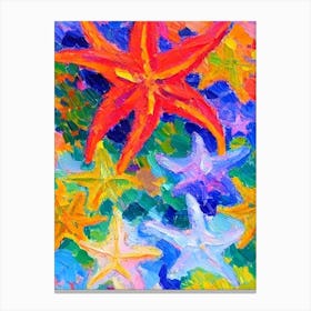 Sea Star (Starfish) II Matisse Inspired Canvas Print
