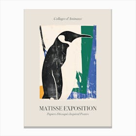 Penguin 3 Matisse Inspired Exposition Animals Poster Canvas Print