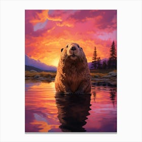 Beaver Canvas Print