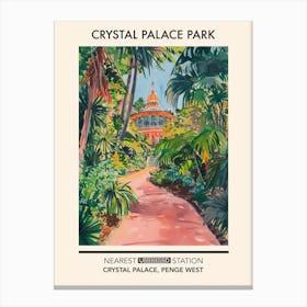 Crystal Palace Park London Parks Garden 1 Canvas Print