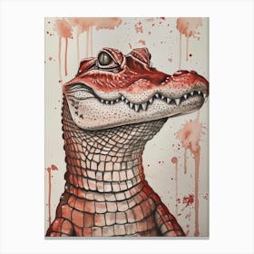 Alligator 23 Canvas Print