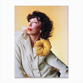 Lily Tomlin Retro Collage Movies Canvas Print