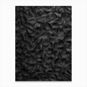 Black Art Textured 10 Canvas Print